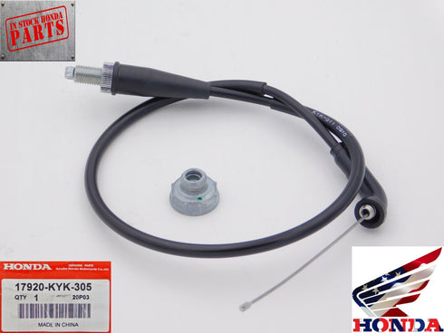 HONDA THROTTLE CABLE 2013-2018 CRF110F OEM GENUINE AUTHENTIC 17920-KYK-305